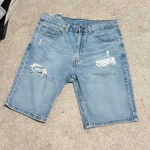 Levis Men’s 405 Standard Denim Shorts | Size: 34 | Colour: Classic Blue